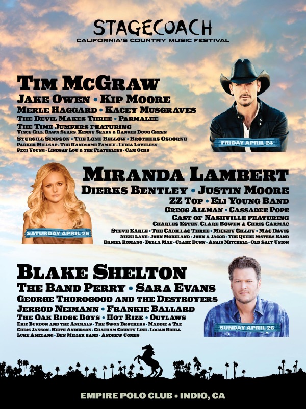 Stagecoach Festival's 2015 lineup