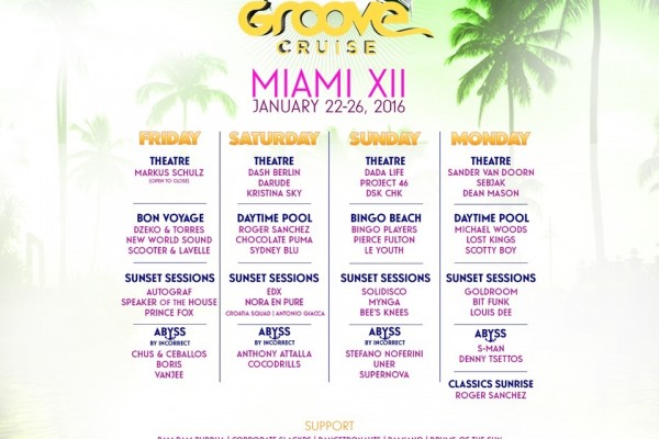 Groove Cruise Miami 2016