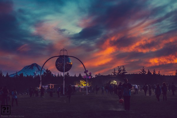 Sunset at What The Festival (Courtesy of Daniel Zetterstrom)