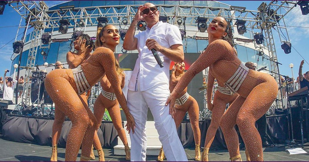 Pitbull After Dark Party Cruise Miami 2018 Norwegian Jade Ship