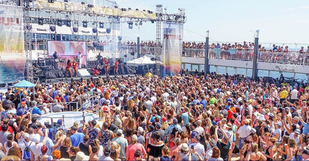 Pitbull After Dark Party Cruise Miami 2018 Norwegian Jade Ship