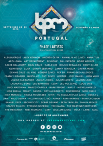 The BPM Festival Portugal 2018 Phase 1 Lineup Announcement and Ticket Sales