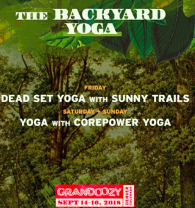 Backyard yoga