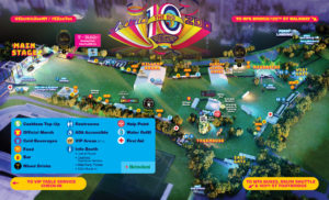 Electric Zoo Map 2018
